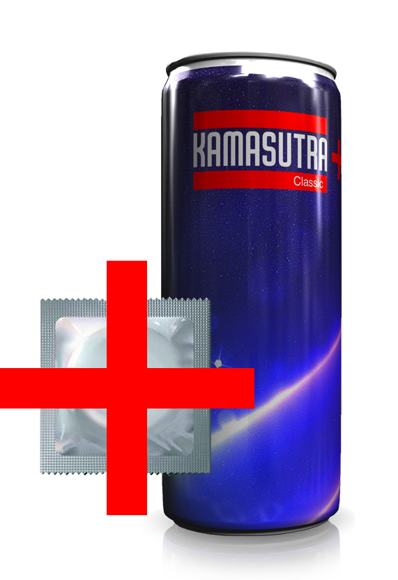 KAMASUTRA+ (Energy Drink + Condom)